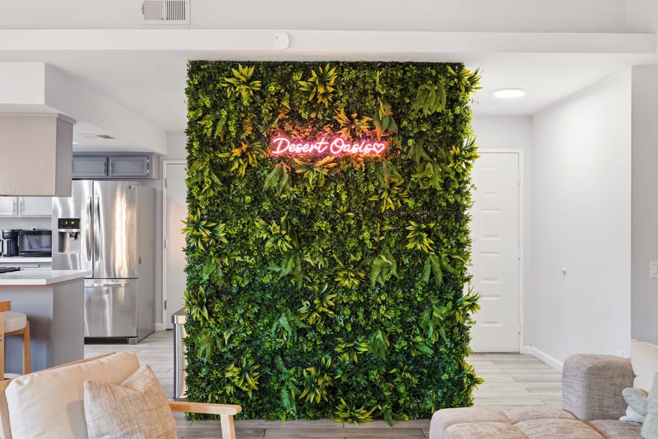 Snap a pic in front of our indoor plant wall! 