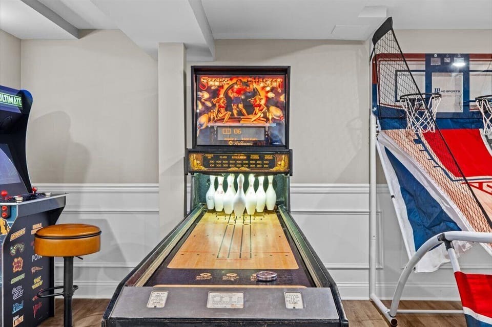 Vintage bowling table. Switch is underneath.