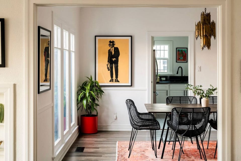 Carefully selected decor adds character and a sense of home throughout.