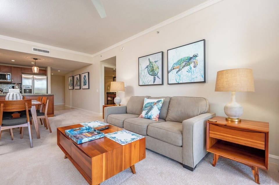 Elegant island living with sea turtle charm and modern warmth. HKK-812
