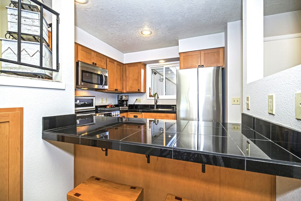 Another view of the kitchen