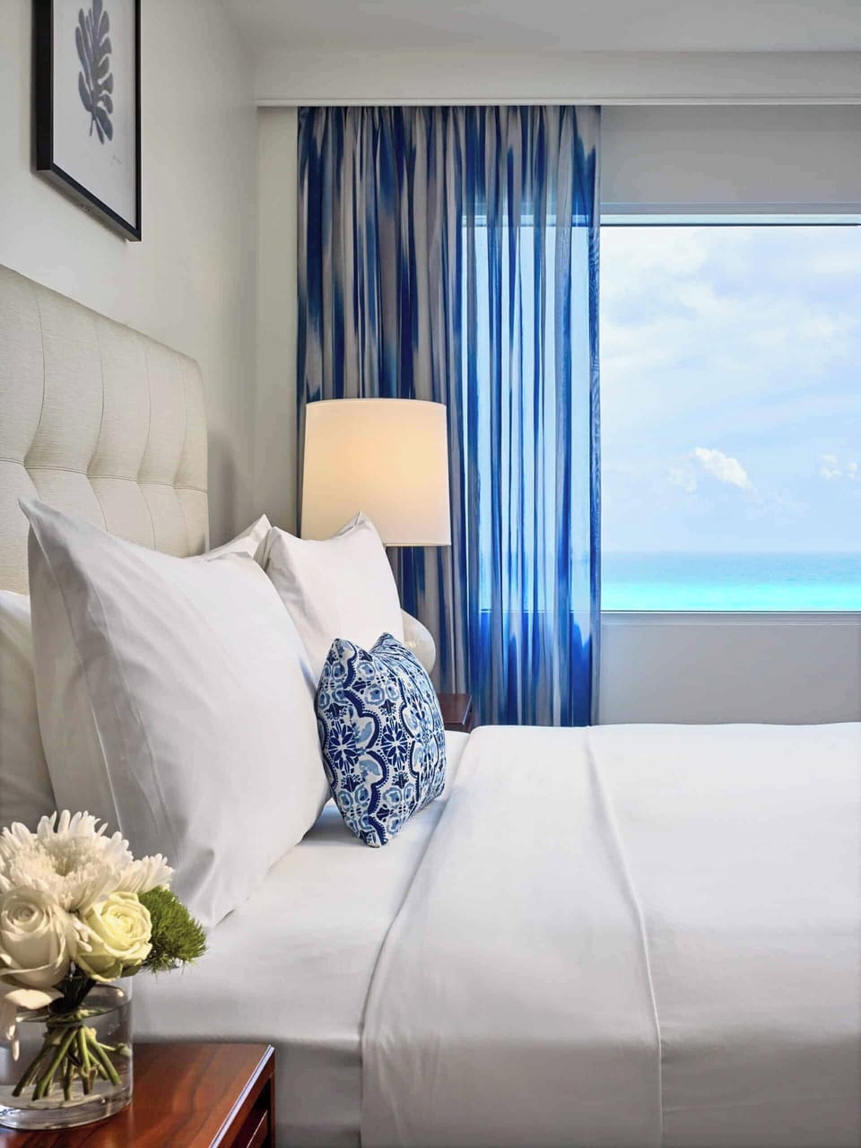 Drift off to sea breezes and soft, cloudlike bedding.