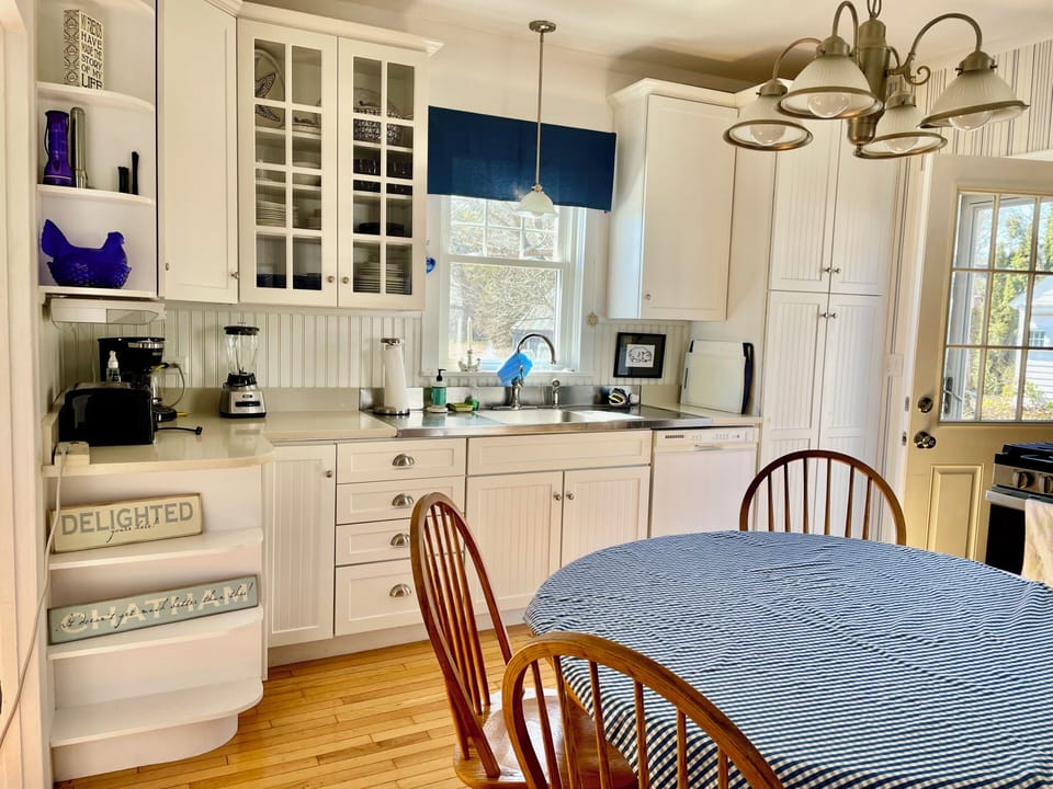 Kitchen with Door to Back Deck