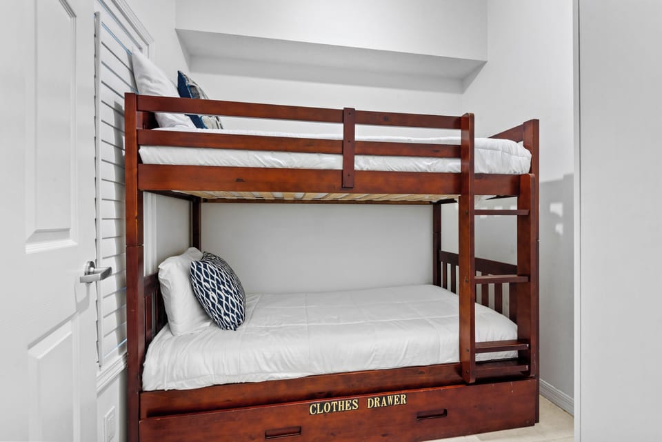 Twin-over-twin bunk room