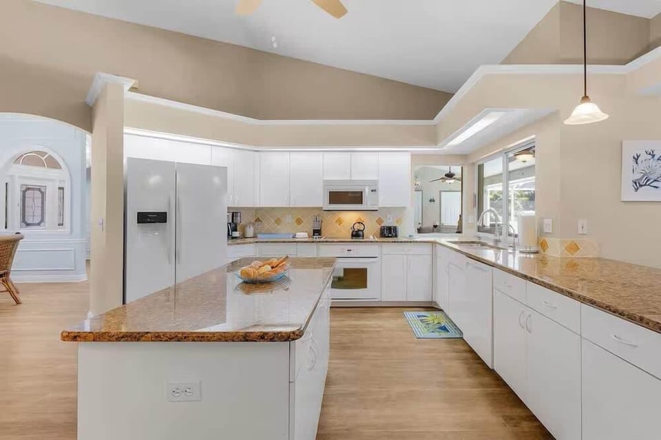 Spacious kitchen area designed for easy meal prep and everyday convenience.