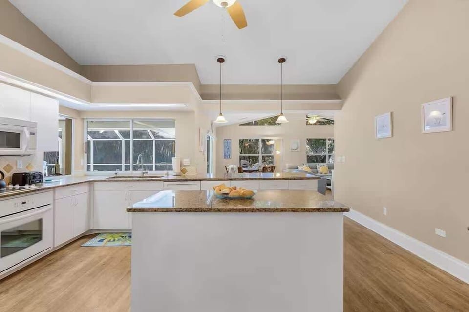 Spacious kitchen area designed for easy meal prep and everyday convenience.