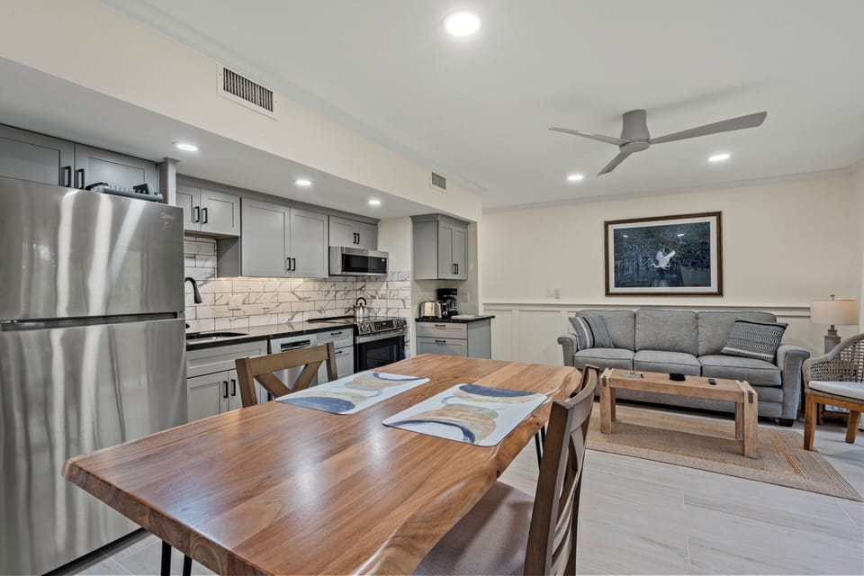 Kitchen and Dining Area