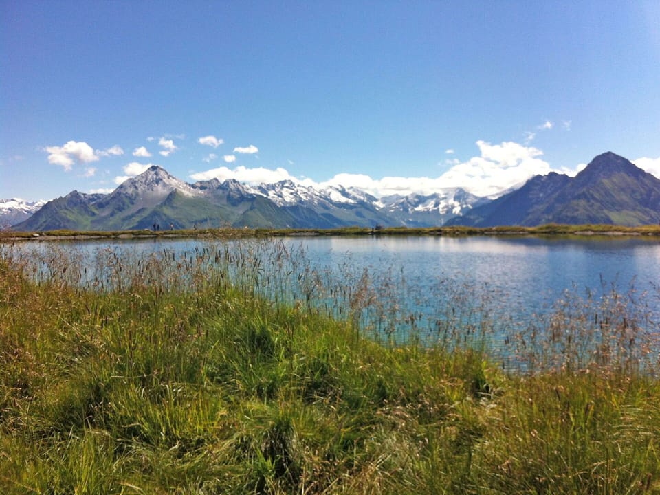 Sky, Mountain, Water, Mountainous Landforms, Body Of Water, Water Resources, Green, Natural Landscape, Natural Environment, Nature