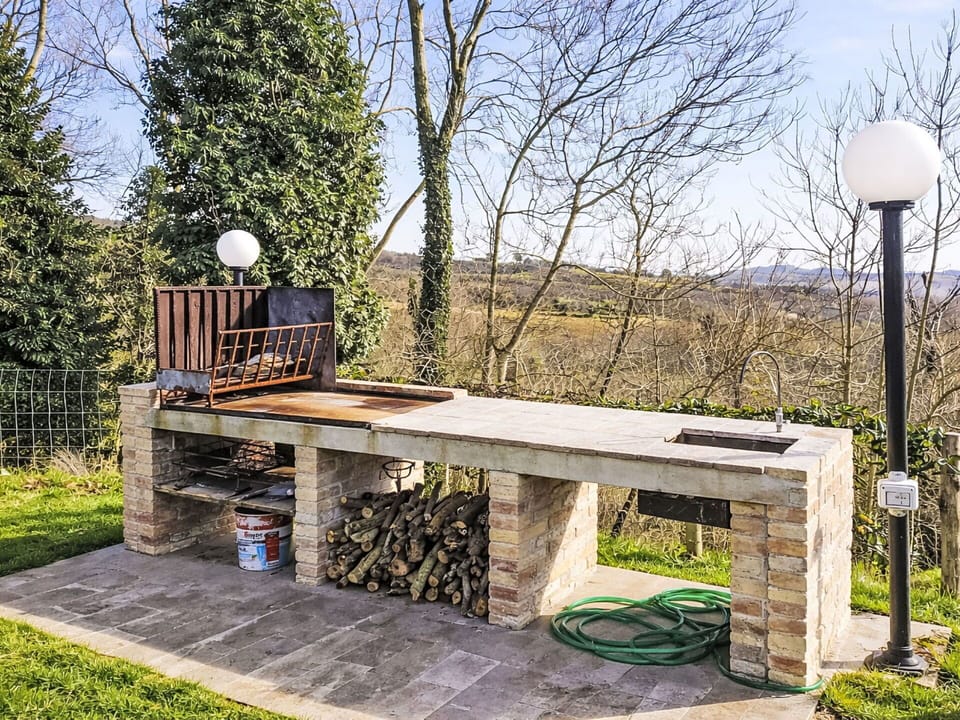 Wood, Brick, Furniture, Garden, Outdoor Furniture, Flagstone, Concrete, Outdoor Table, Backyard, Natural Material