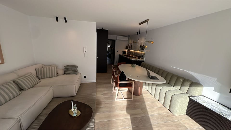 Spacious lounge designed for comfort and style.