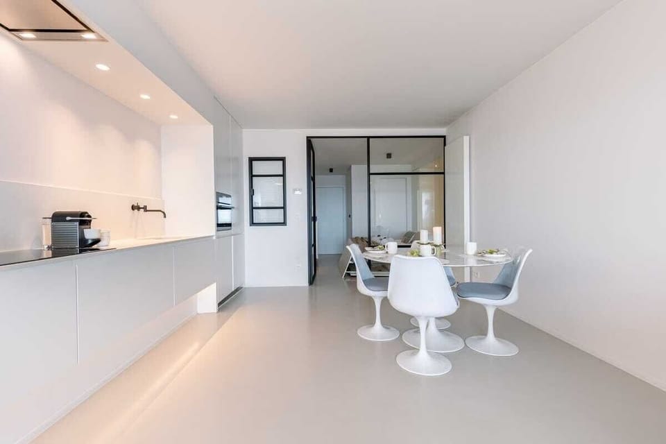 Dining area and kitchen