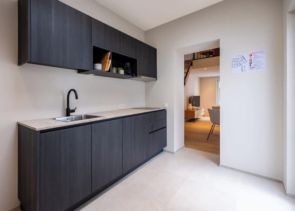 Cozy open kitchen