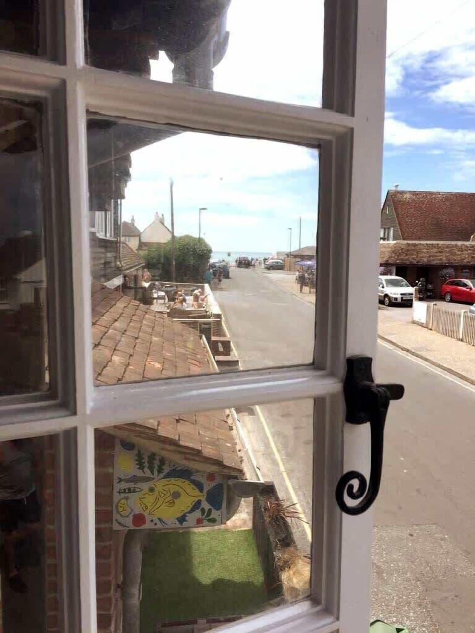 The View along Shore Road from the Master bedroom