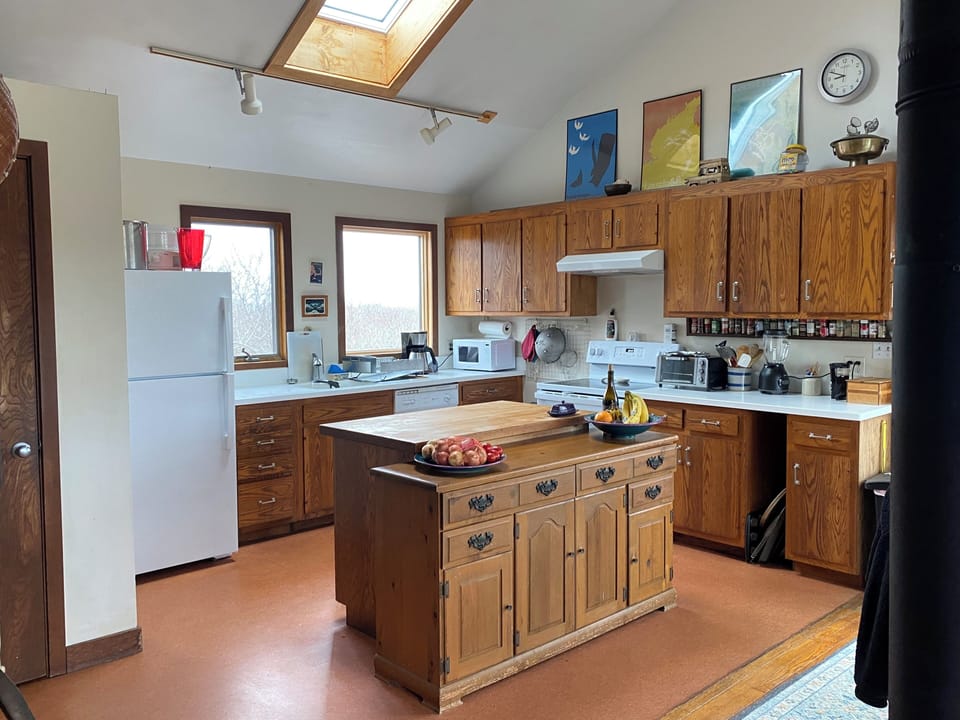Fully stocked kitchen