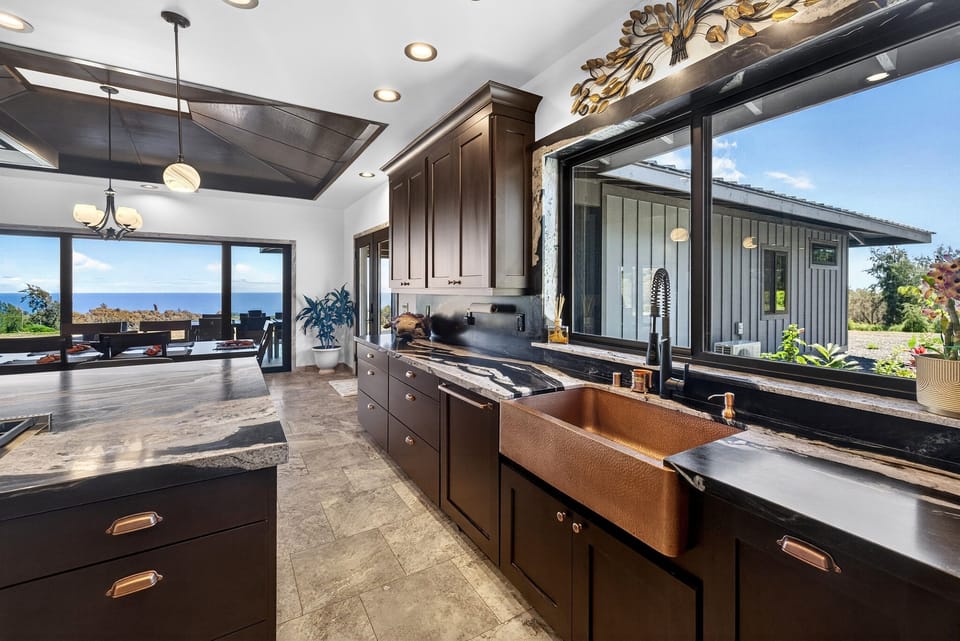 Professional-grade kitchen with premium appliances and space to create, gather and enjoy