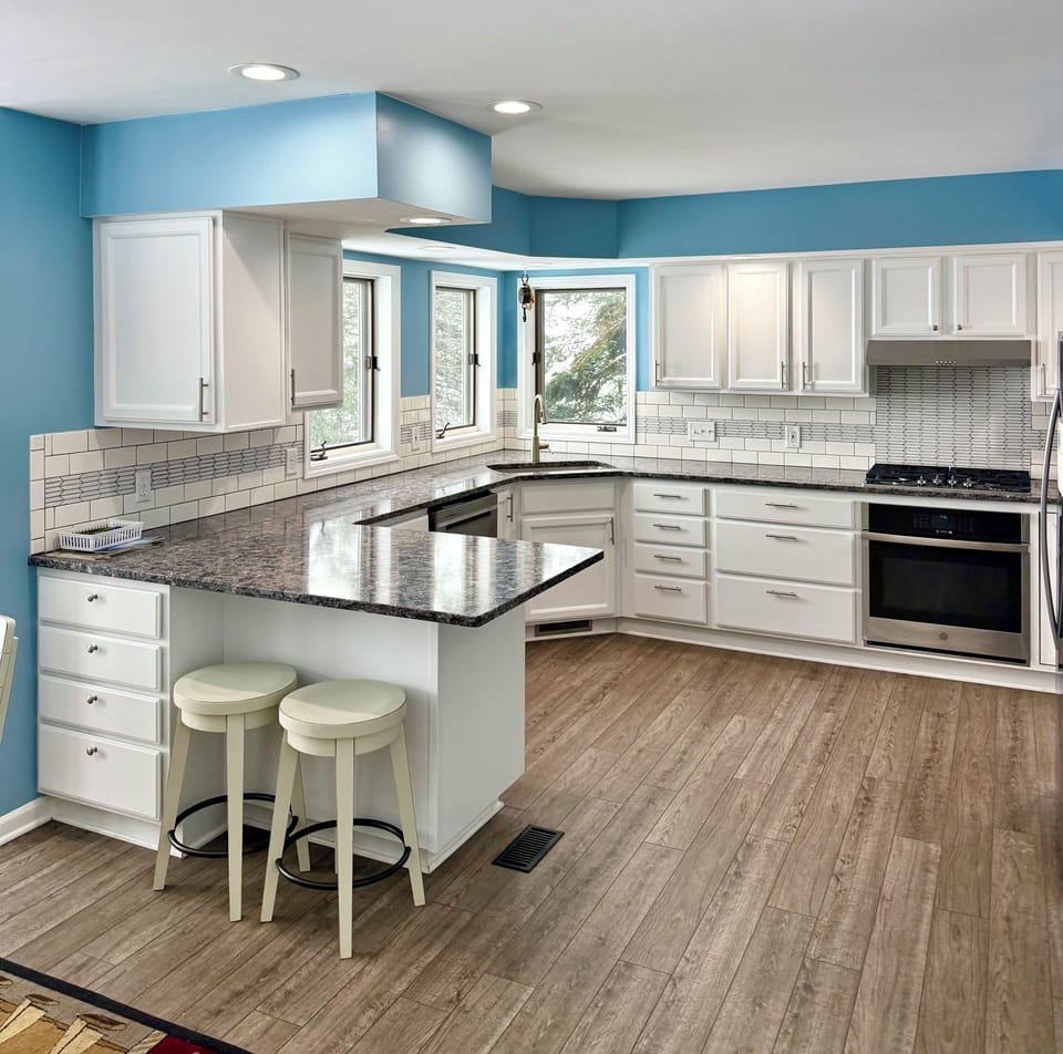 Impeccably clean kitchen, fully stocked with everything you'll need