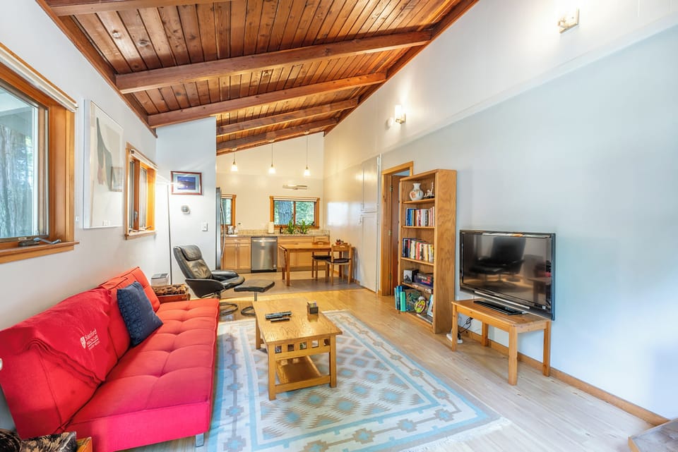 The living room and Kitchen
