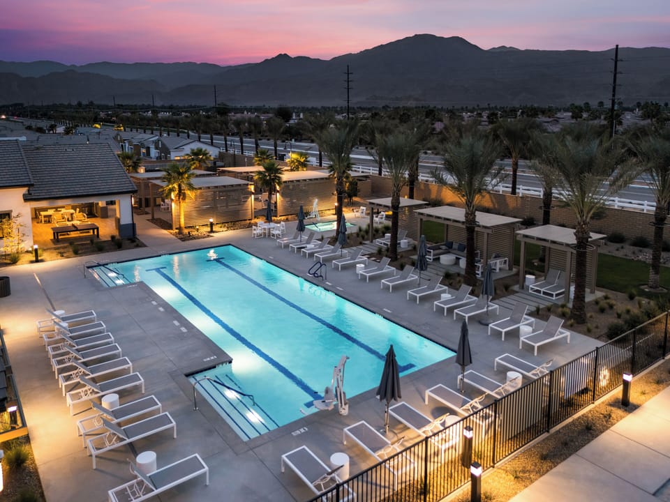 Luxe resort-style pool.