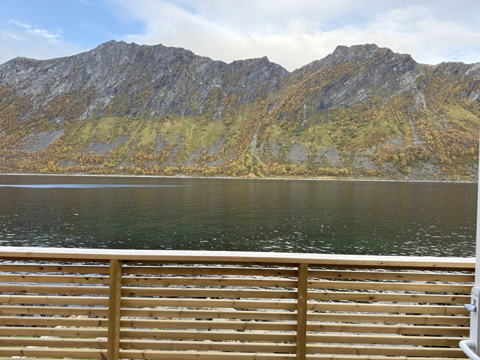 View from the deck of the seahouse