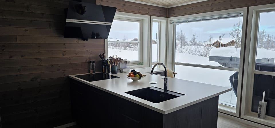 You have greats views from the kitchen