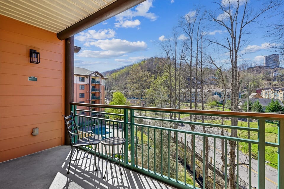 Step onto your private balcony and soak in the mountain views while sipping morning coffee in the fresh spring air.