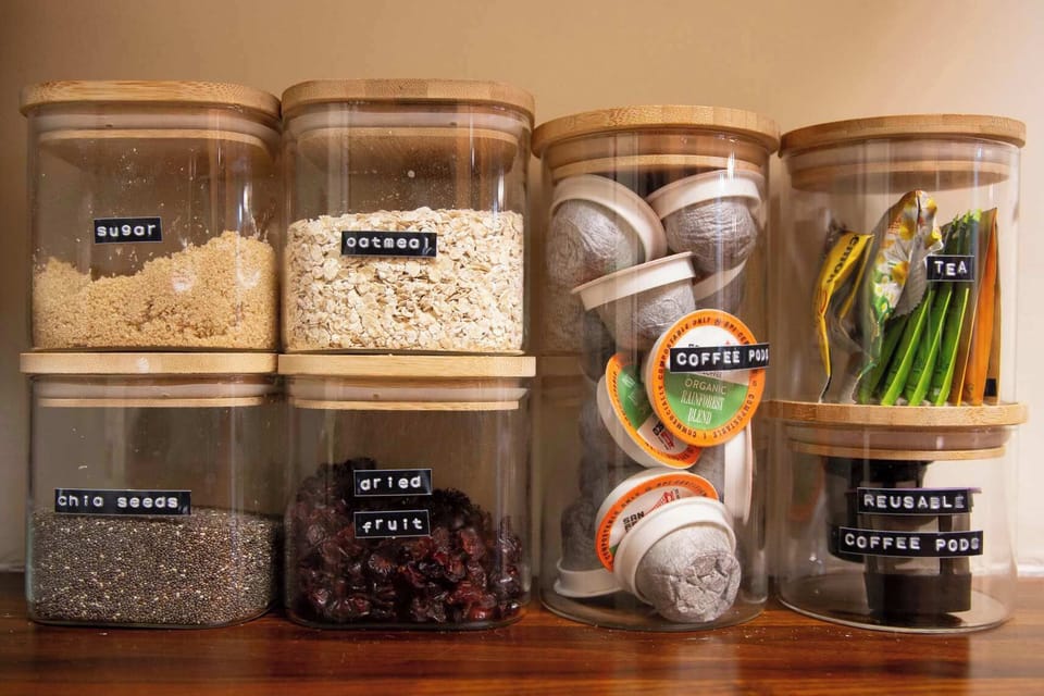 Coffee and tea setup with reusable pods—ideal for slow mornings and an easy second cup.