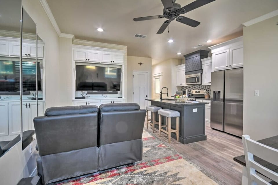 Living Room | Sectional Seating | Open Kitchen & Island Bar