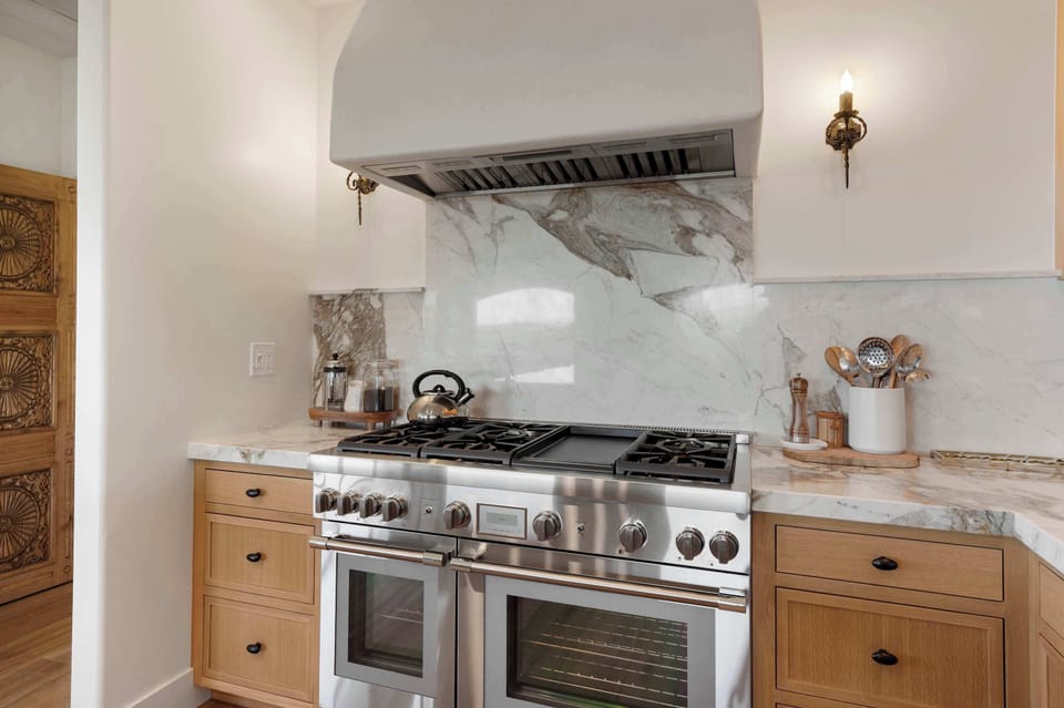 State of the art appliances & dedicated coffee bar