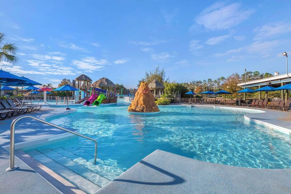 Dive into sparkling waters and soak up sunny resort vibes.