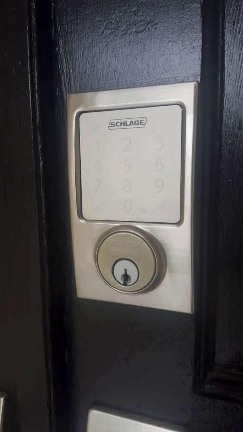 Digital door lock with unique keycode
