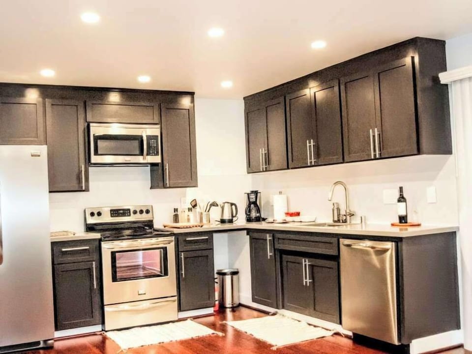 Large fully equipped kitchen
