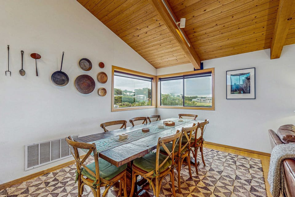 Share meals and memories at the dining table, where each bite is accompanied by picturesque views of the surrounding nature.
