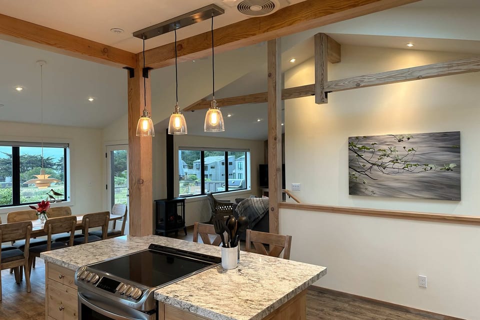Bright and airy, this kitchen invites you to gather around and create unforgettable dining experiences with loved ones.