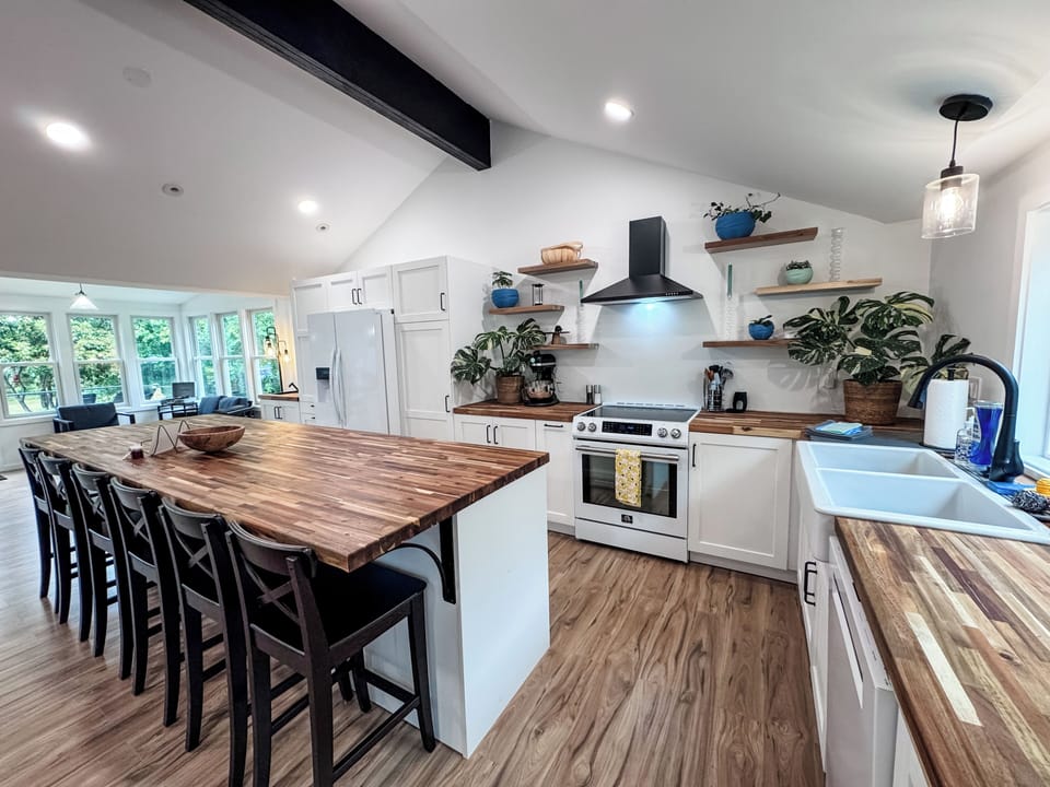 The Cottage at Quill Hollow kitchen.