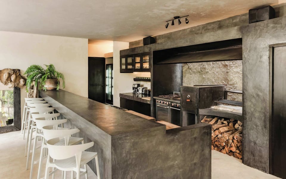 A fully equipped chef's kitchen ready for whatever's on the menu.
