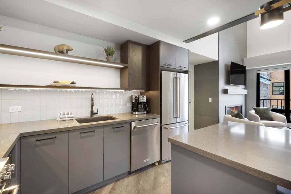 Spacious kitchen and open layout designed for group stays