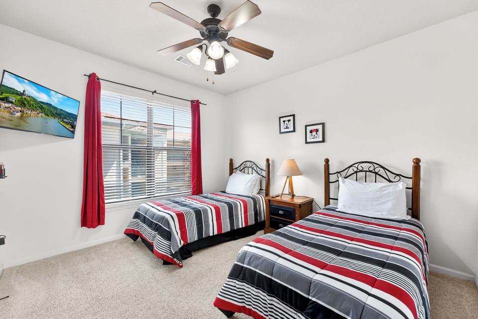 Each bedroom has its own TV for your convenience.
