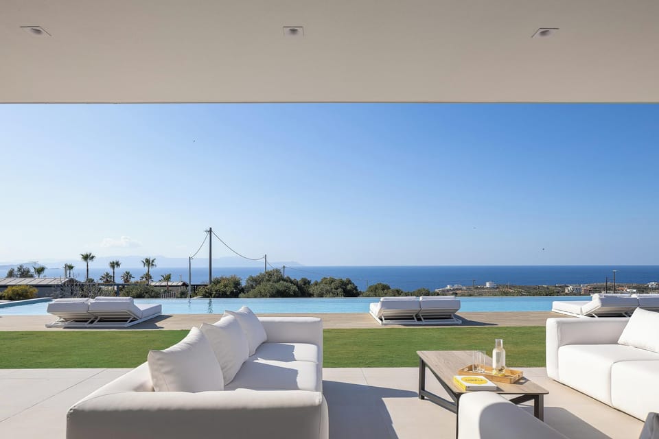 With breathtaking panoramic views & unforgettable sunsets visible from every corner, the villa sets the stage for a truly memorable escape