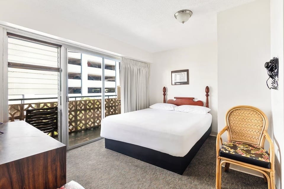 Step onto the balcony from bed and breathe in fresh air.