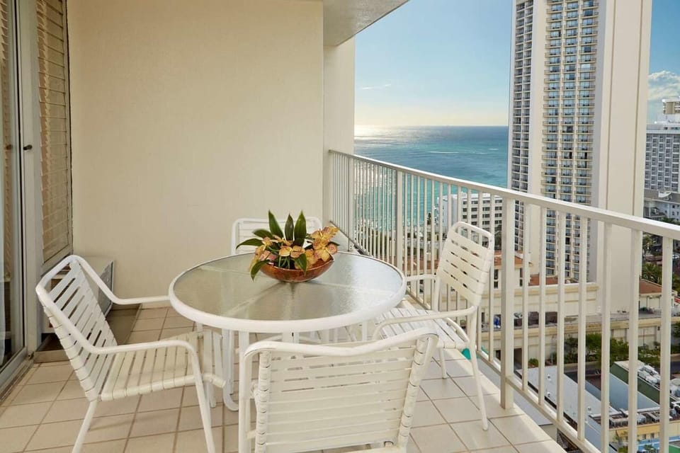 Sip morning coffee on the balcony with endless ocean views.