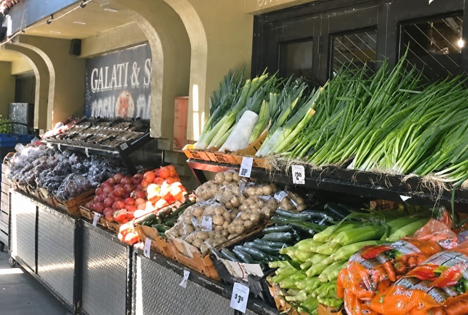Local grocer minutes walk from the apartment