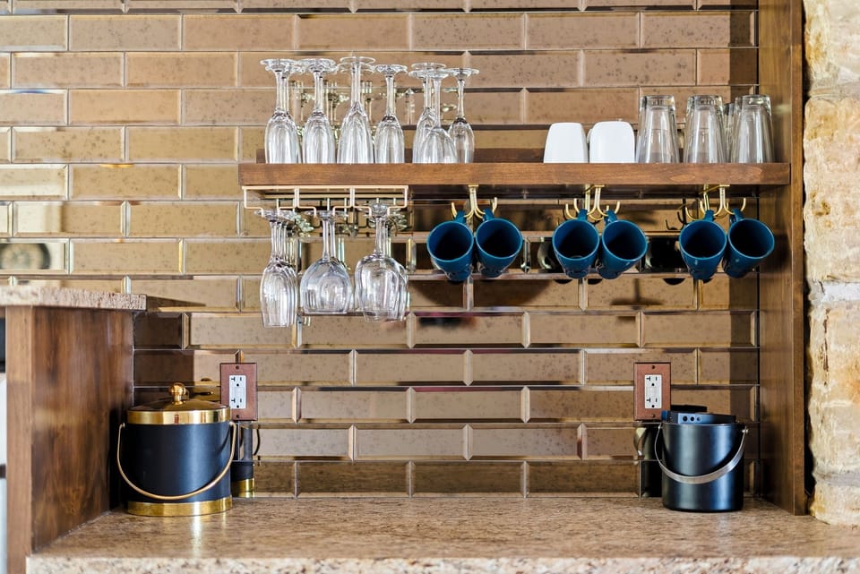 Your personal coffee and cocktail station awaits