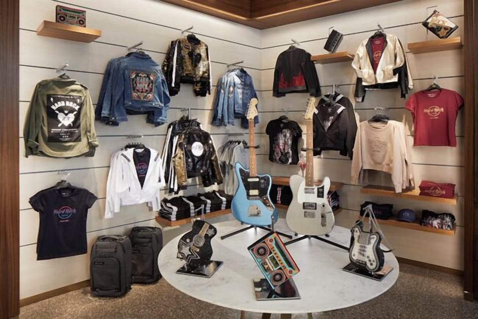 Browse exclusive memorabilia and grab souvenirs to remember tonight.