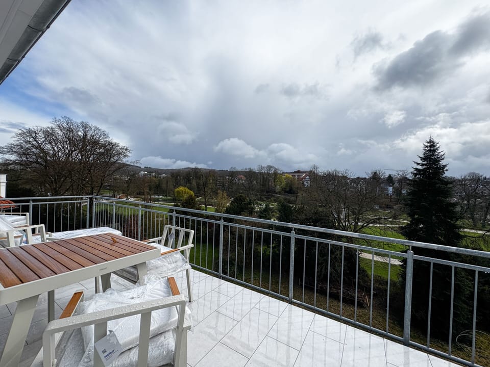 Wunderschöne Aussicht auf den Kurpark 