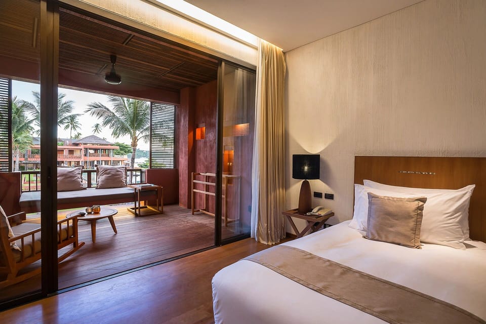 Wake up to soft light and step onto the terrace.