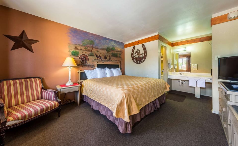 Bedroom. Interior and views may vary based on location and availability