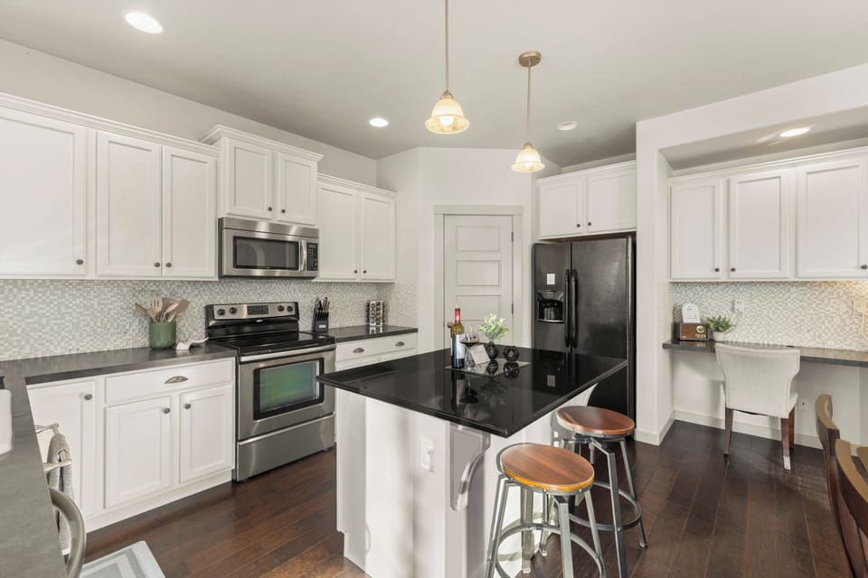 Bright, open-concept kitchen designed for gathering