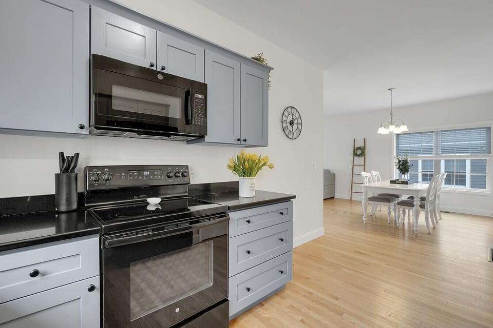 Modern kitchen with plenty of counter space