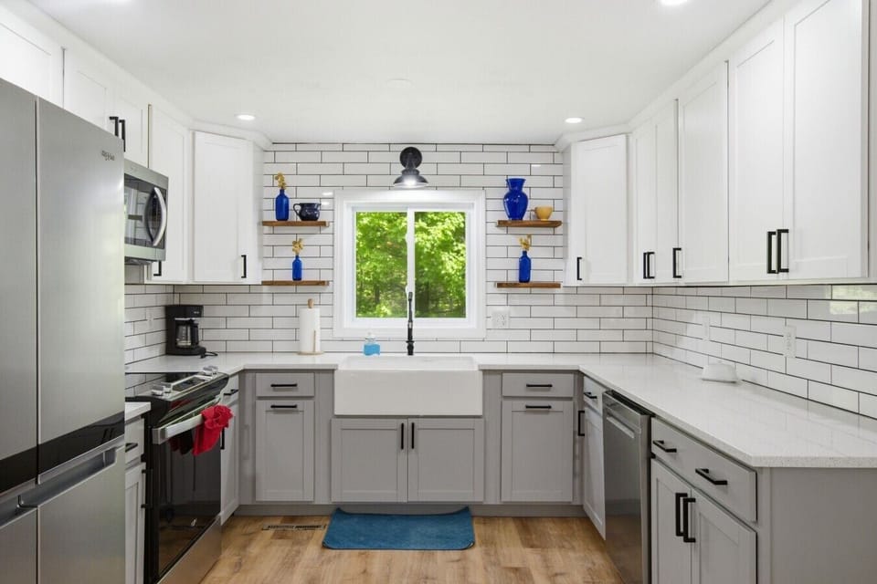Open-concept kitchen flowing into the dining area for easy gatherings.