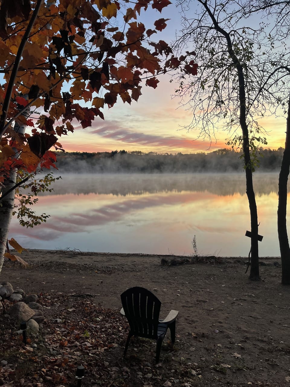 Fall morning view